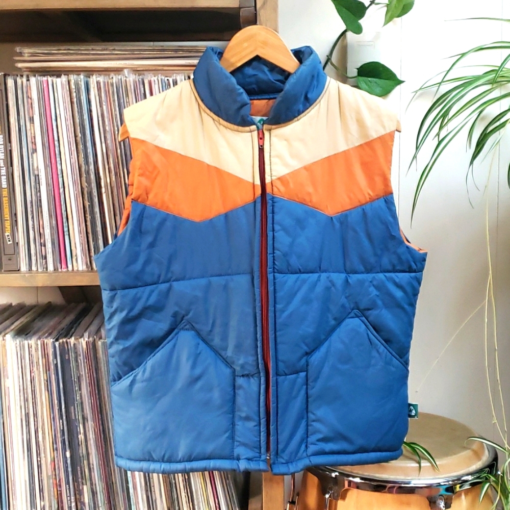Vintage Retro Bubble Vest
